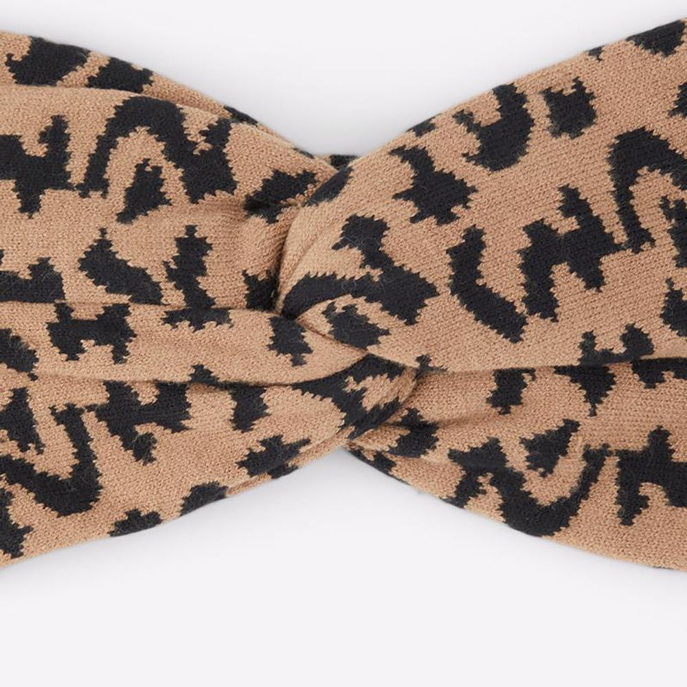 ALDO Brown Viscose Hair Bow