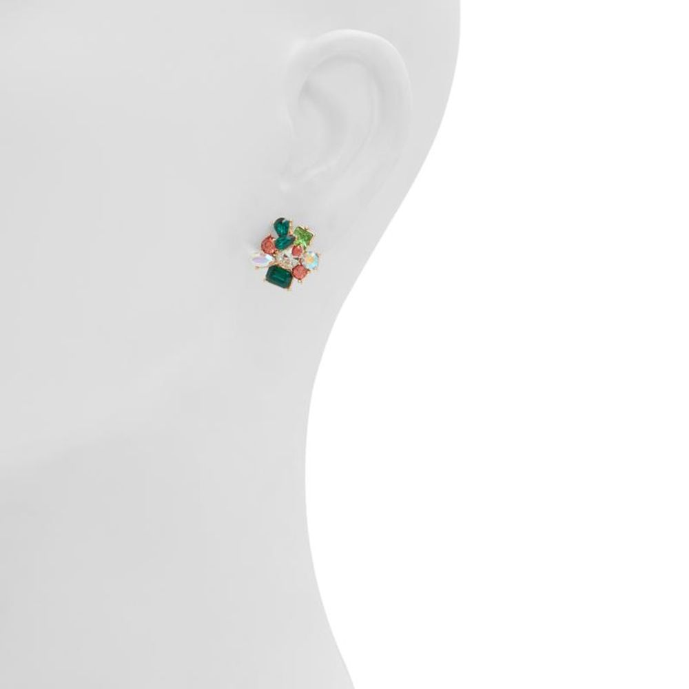 ALDO Green Elastane Earrings