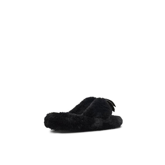 ALDO Black Polyester Slippers