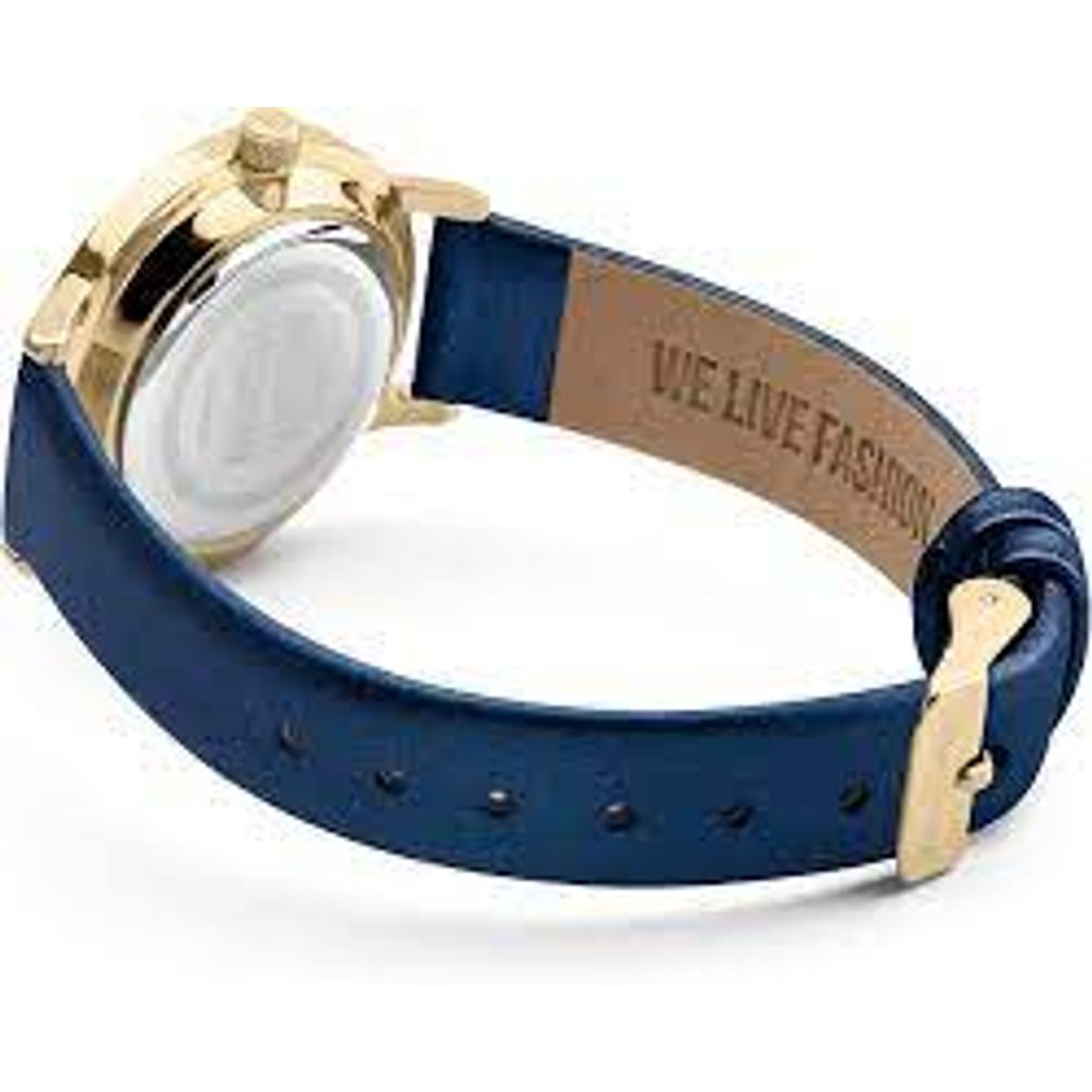 DAISY DIXON Blue Leather Dress Watch