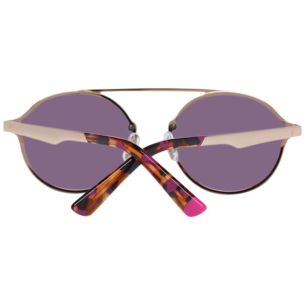 WEB EYEWEAR Gold Metal Sunglasses