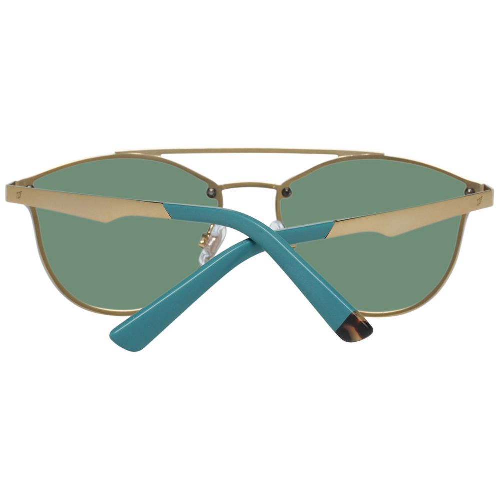 WEB EYEWEAR Gold Metal Sunglasses
