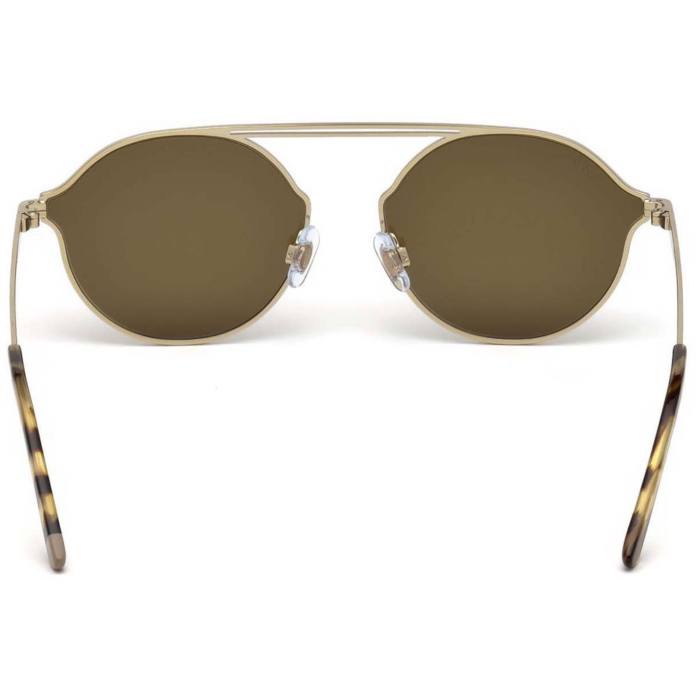 WEB EYEWEAR Gold Metal Sunglasses