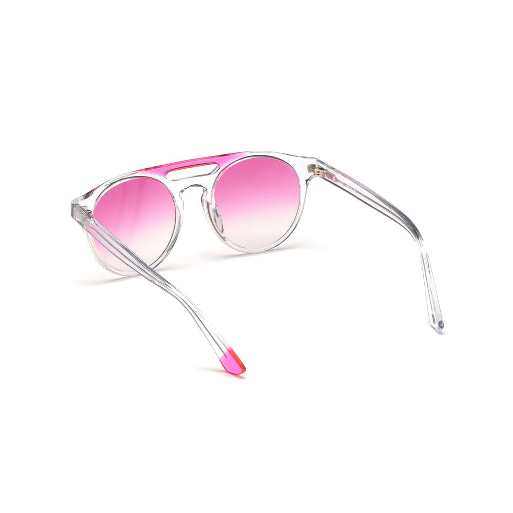 WEB EYEWEAR Transparent Plastic Sunglasses