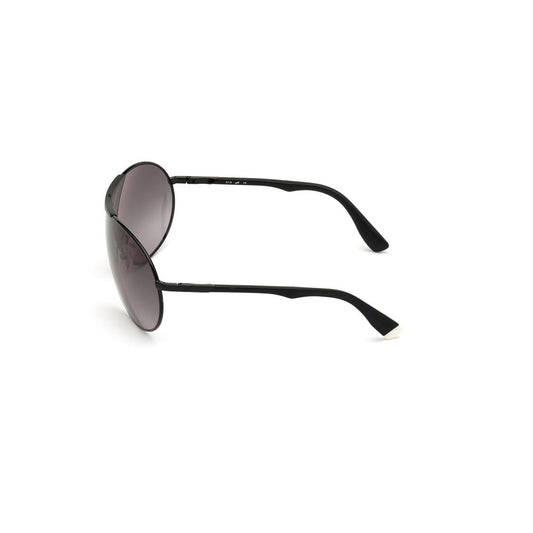 WEB EYEWEAR Black Metal Sunglasses