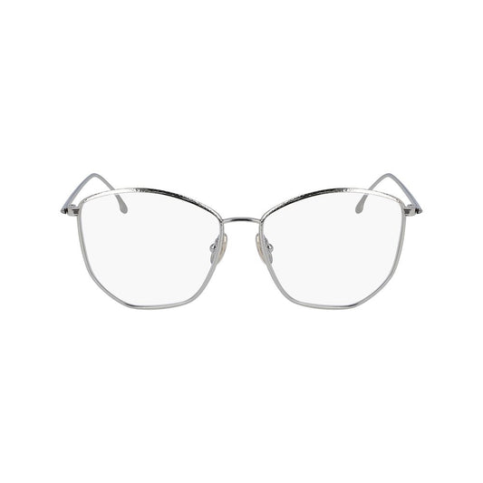Victoria Beckham Gray Metal Glasses (Frames)