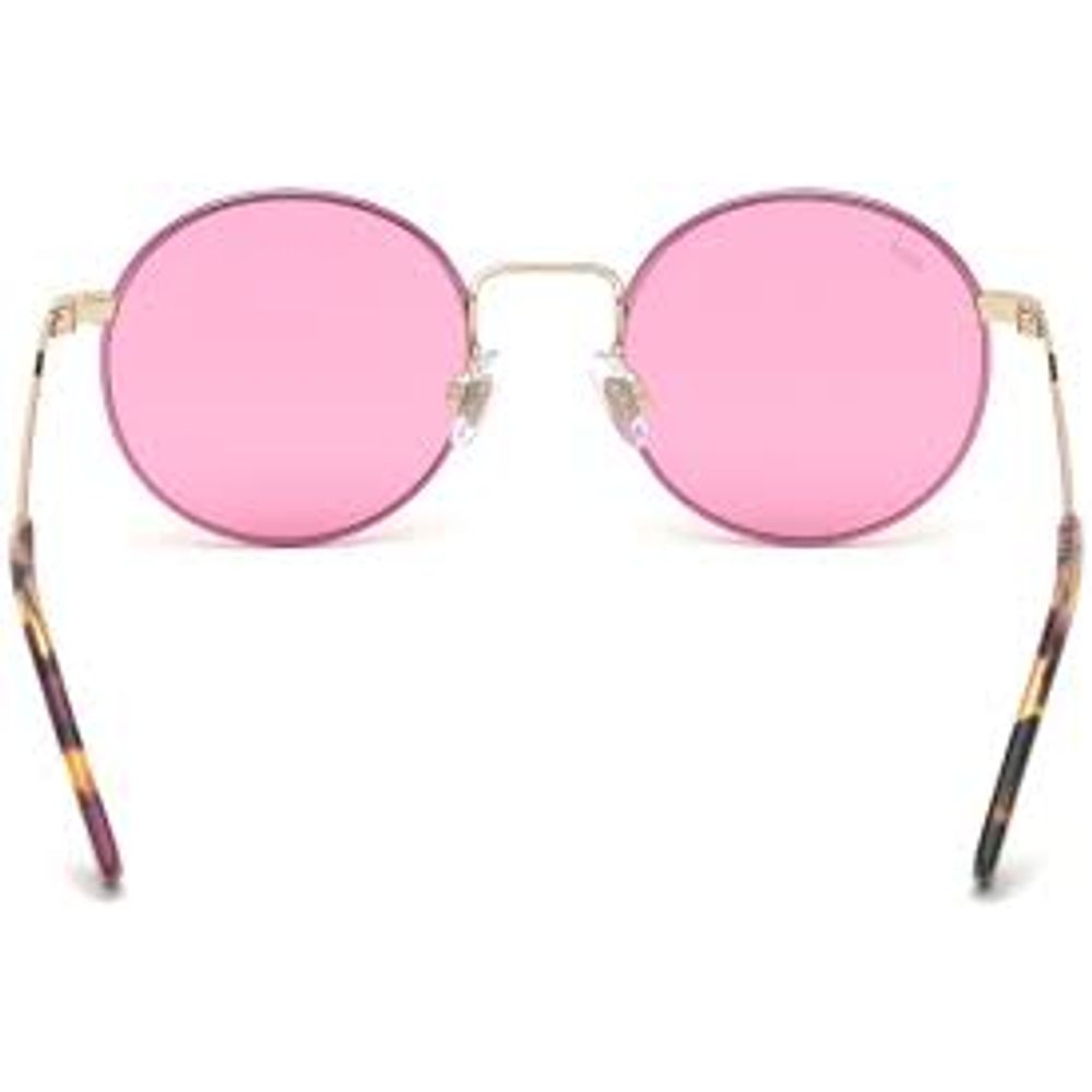 WEB EYEWEAR Pink Metal Sunglasses