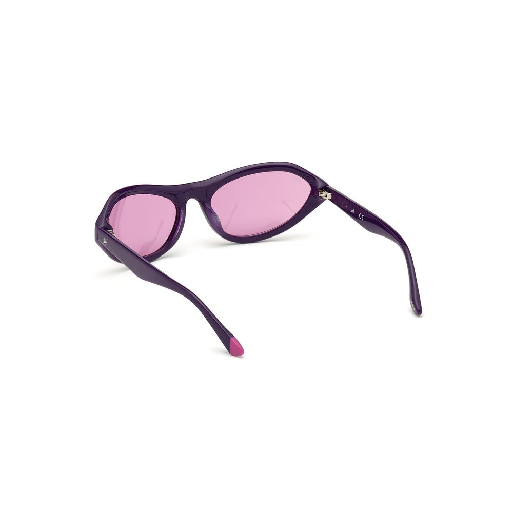 WEB EYEWEAR Purple Plastic Sunglasses