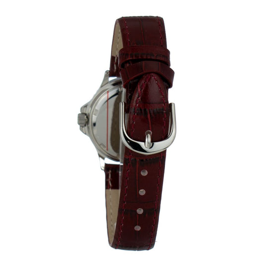 JUSTINA Multicolor Leather Dress Watch