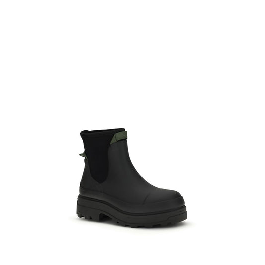 TRETORN Black Rubber Chelsea Boots