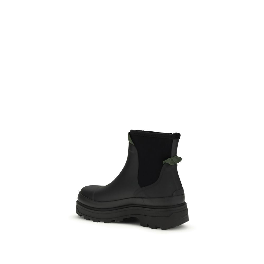 TRETORN Black Rubber Chelsea Boots