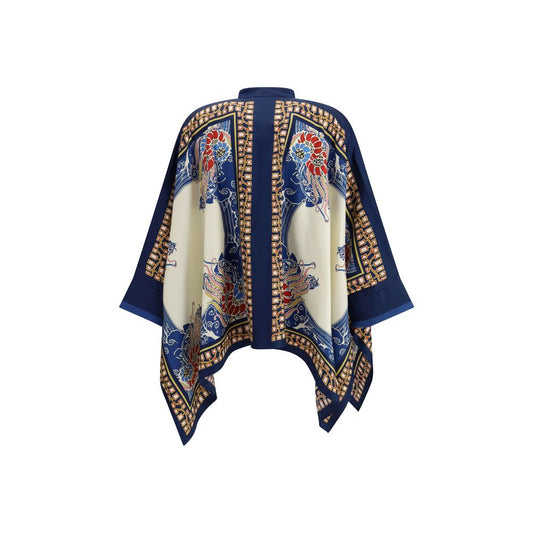 La Double J Multicolor Silk Pattern Shirt