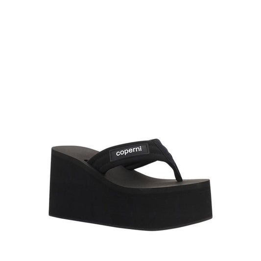Coperni Black Polyamide Platform Sandals