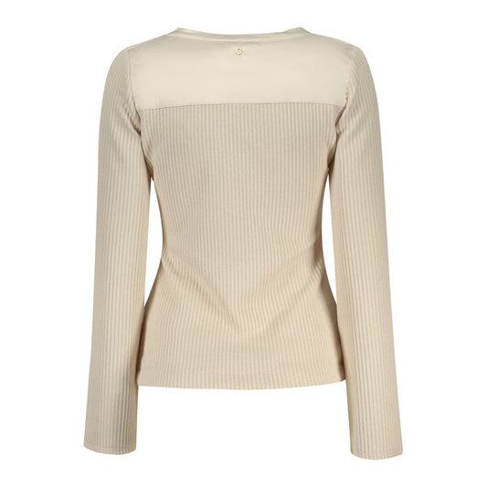 Guess Jeans Beige Polyester Women Sweater