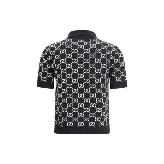 Gucci Black Wool Pattern Shirt