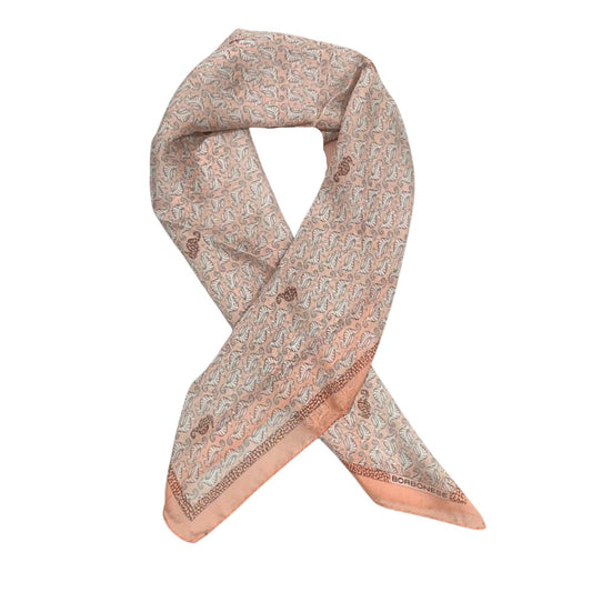 Borbonese Pink Silk Women Scarf