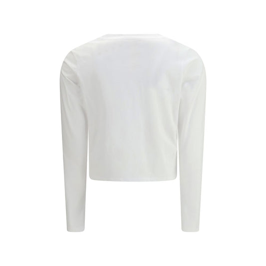 Loulou De Saison White Cotton Long Sleeve T-Shirt