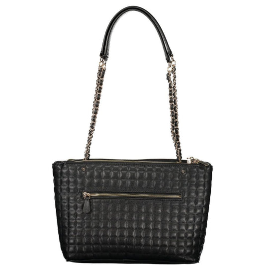Guess Jeans Nero Poliuretano Women Handbag