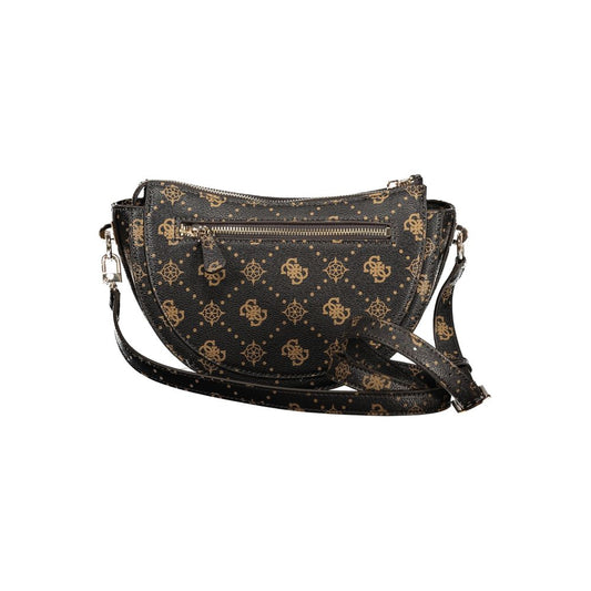 Guess Jeans Marrone Poliuretano Women Handbag