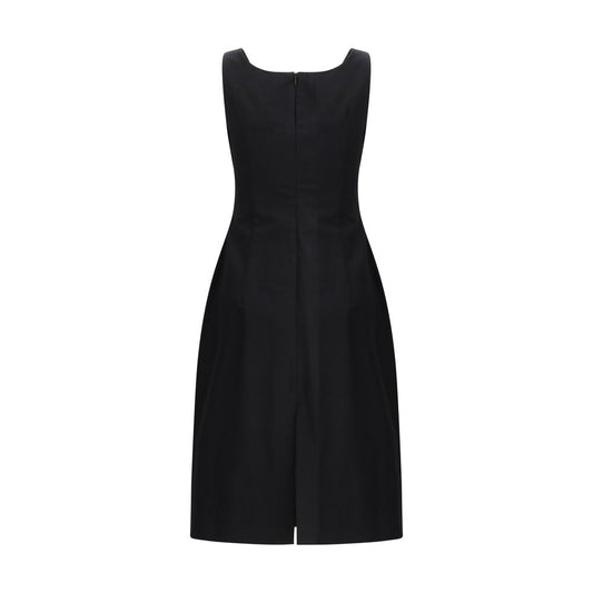 Magda Butrym Black Cotton Casual Dress