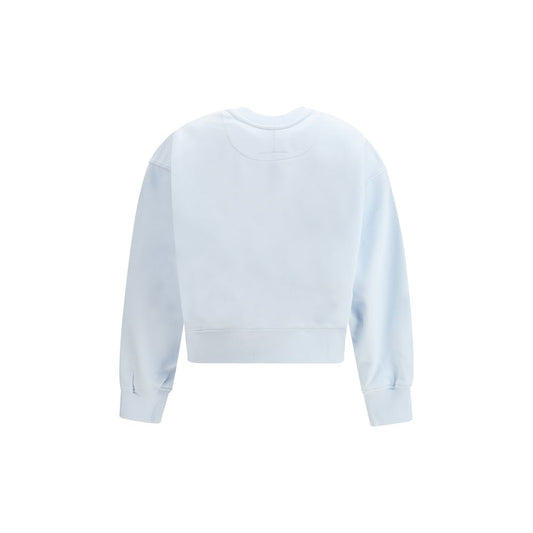 Alexander McQueen Light Blue Cotton Sweatshirt