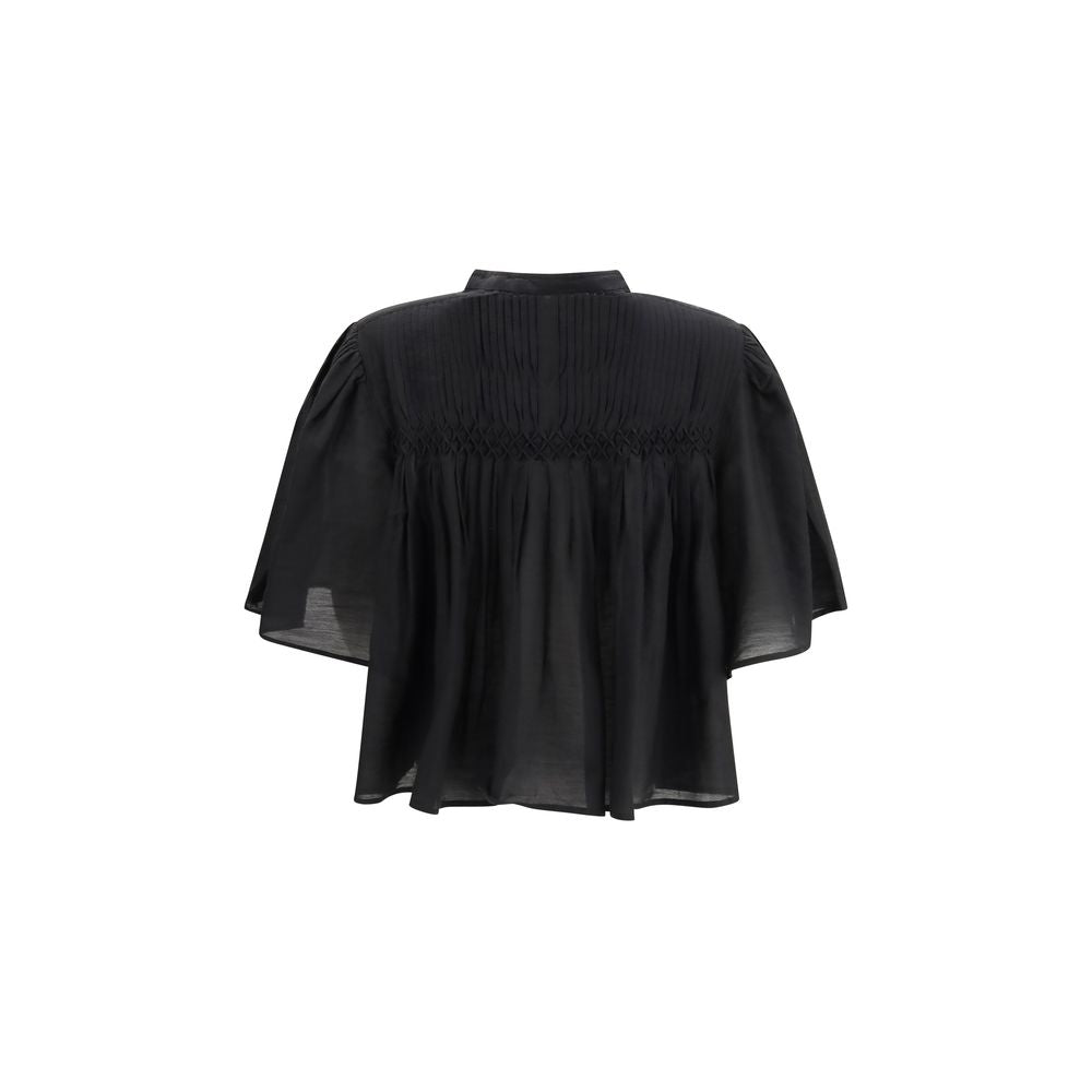 Marant Etoile Black Cotton Blouse
