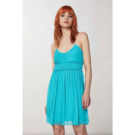 Patrizia Pepe Turquoise Polyester Casual Dress