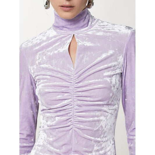 Patrizia Pepe Purple Polyester Tank Tops