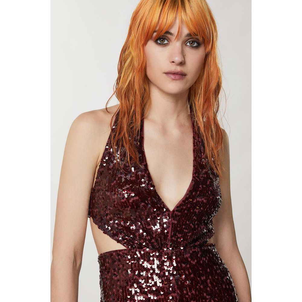 Patrizia Pepe Red Polyester Jumpsuit