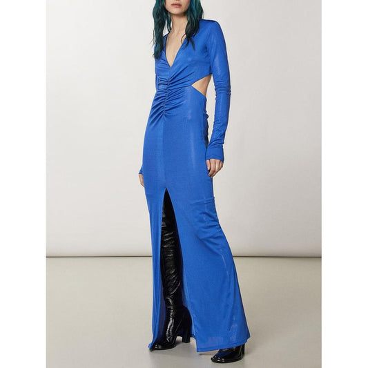 Patrizia Pepe Blue Polyester Casual Dress