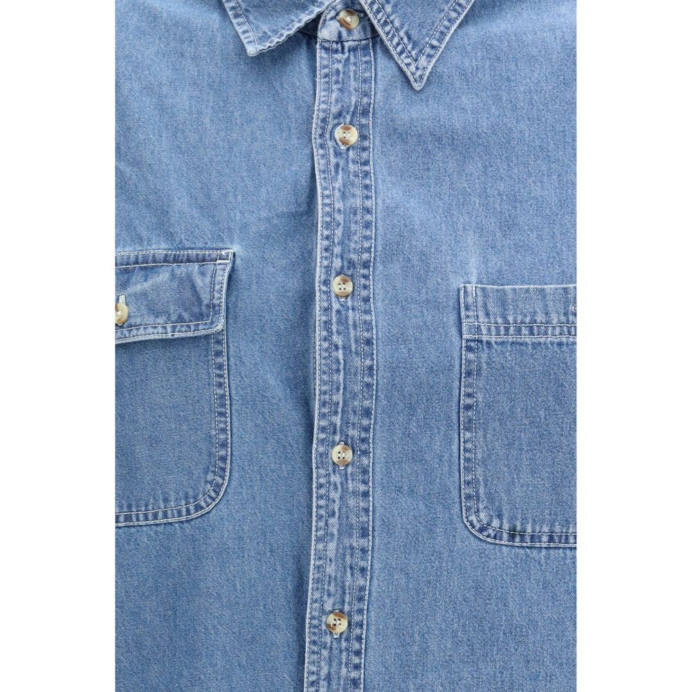 Camicia in denim blu ELV DENIM