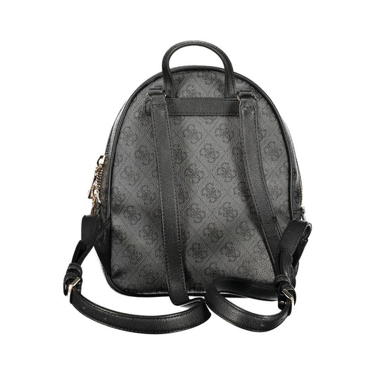 Guess Jeans Black Polyurethane Women Backpack