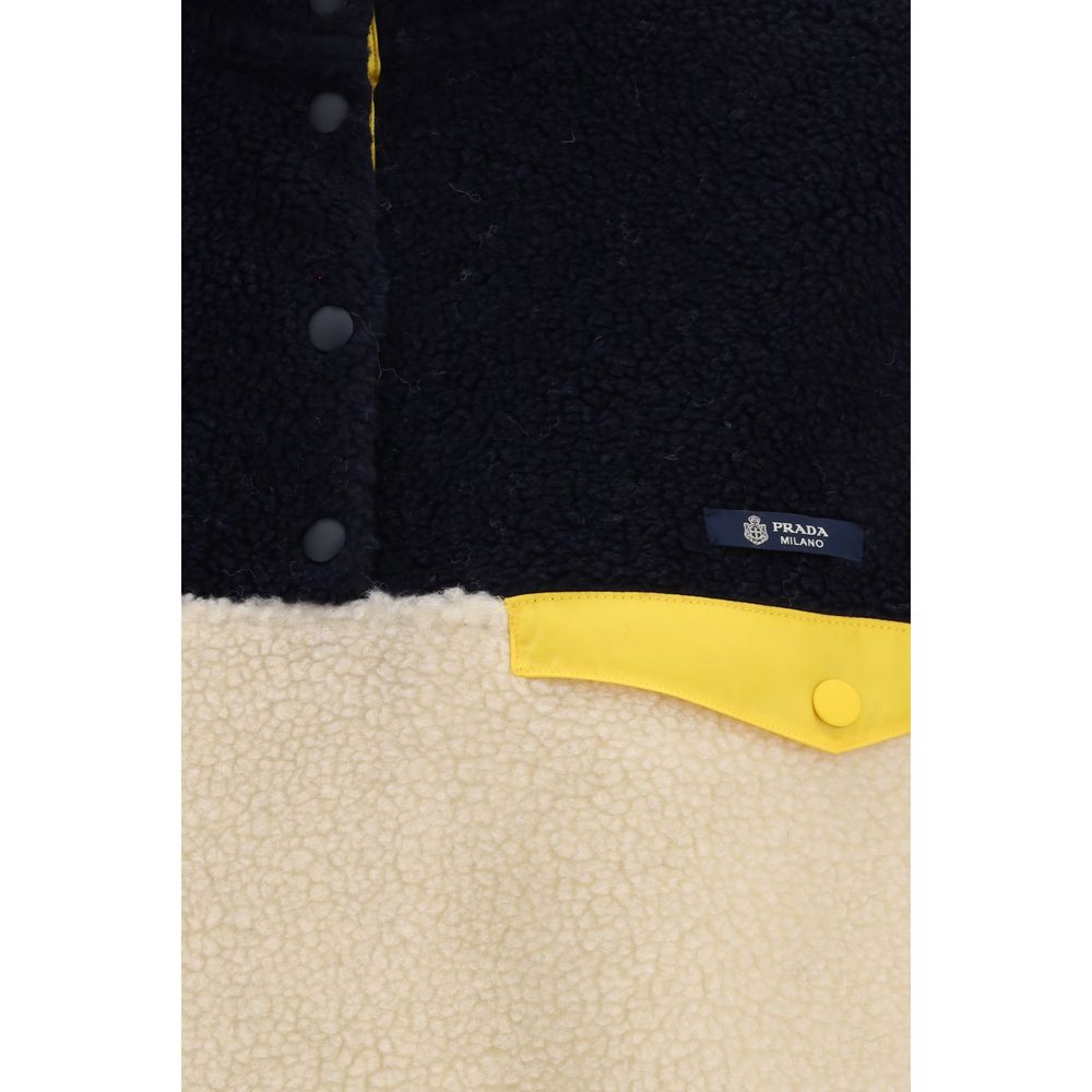 Felpa Prada multicolore in poliestere riciclato