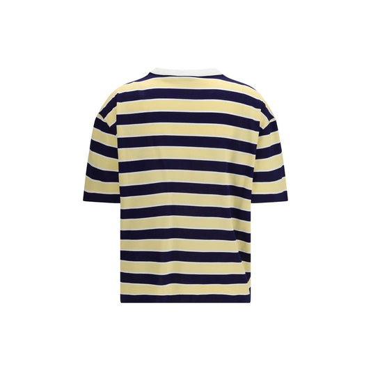 T-shirt in cotone bicolore Prada