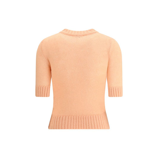 Chloé Orange Alpaca Vicugna Pacos Sweatshirt