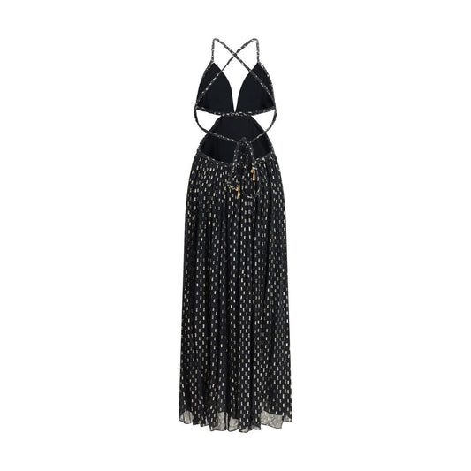 Zimmermann Black Viscose Long Dress