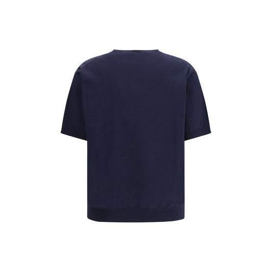 Prada Blue Silk Sweatshirt