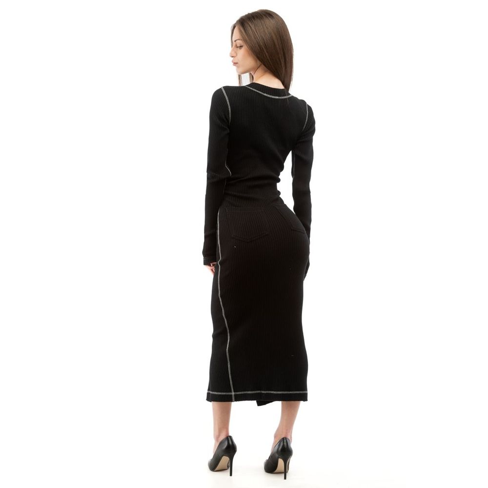 Moschino Multicolor Cotton Casual Dress