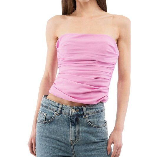 Moschino Multicolor Marabou Tank Tops