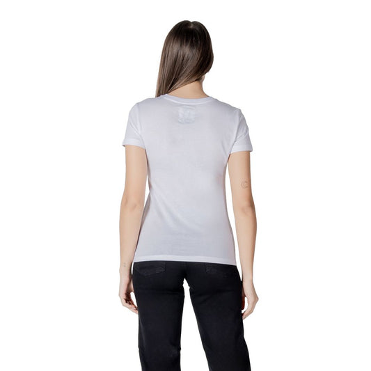 Armani Exchange White Cotton T-Shirt