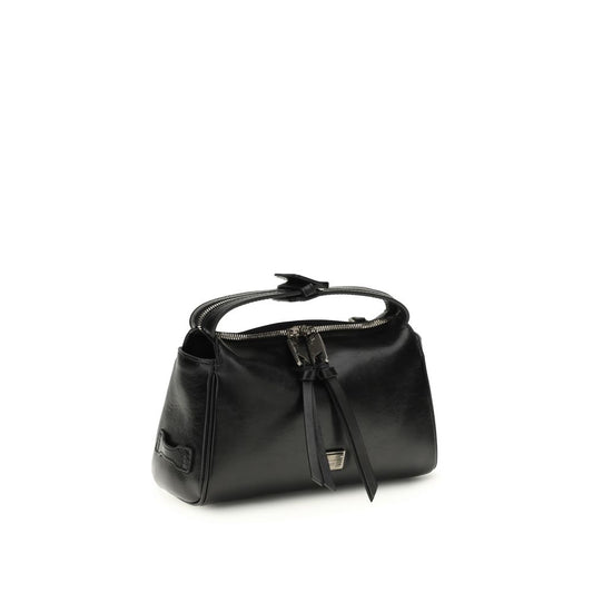 Dolce & Gabbana Black Calf Leather Bos Taurus Shoulder Bag