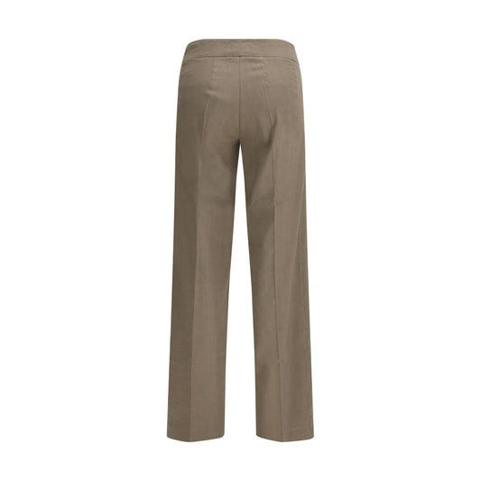 Avenue Montaigne Beige Linen Casual Pants