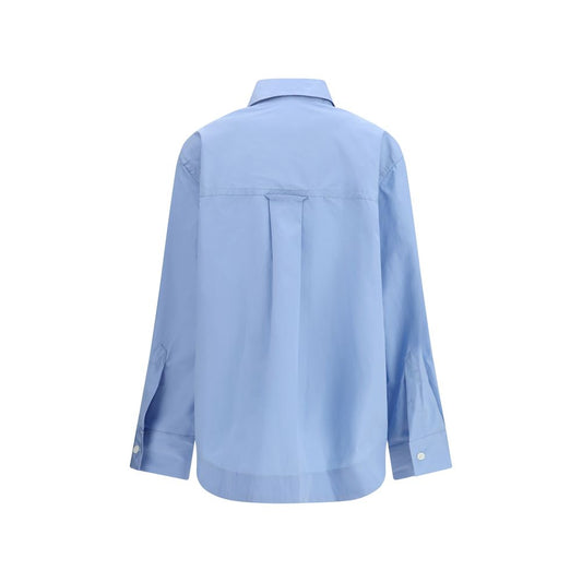 Ami Paris Blue Cotton Dress Shirt