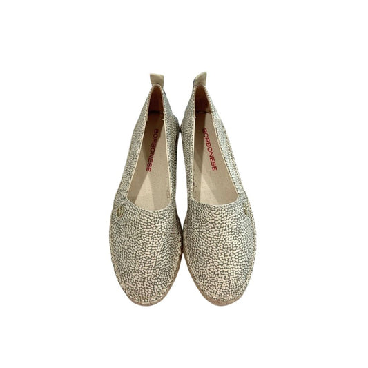 Borbonese Bicolor Fabric Sandal