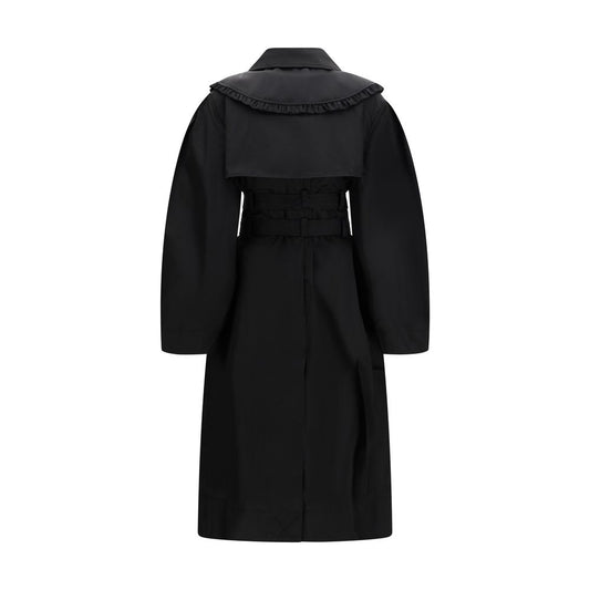 Ganni Black Nylon Coat