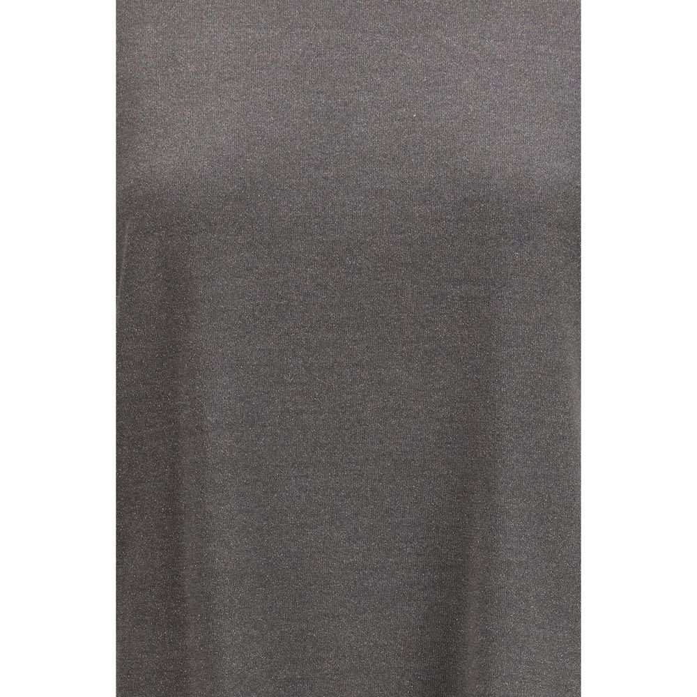 Brunello Cucinelli Gray Nylon T-Shirt