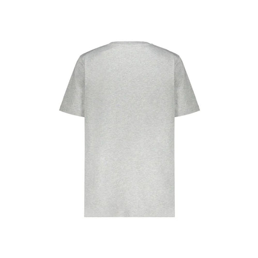 Balmain Gray Cotton T-Shirt
