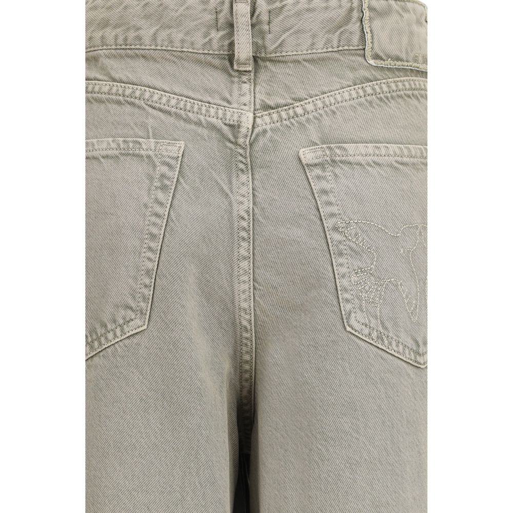 PINKO Beige Lyocell Bermuda Shorts