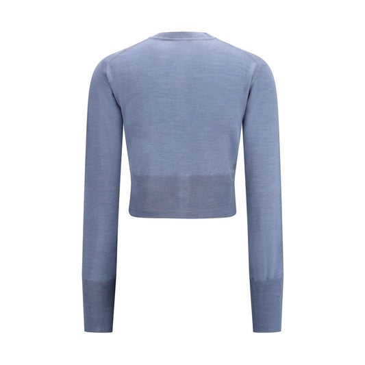 Vivienne Westwood Blue Merino Wool Cardigan