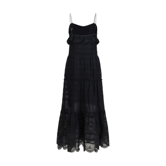 Marant Etoile Black Cotton Casual Dress